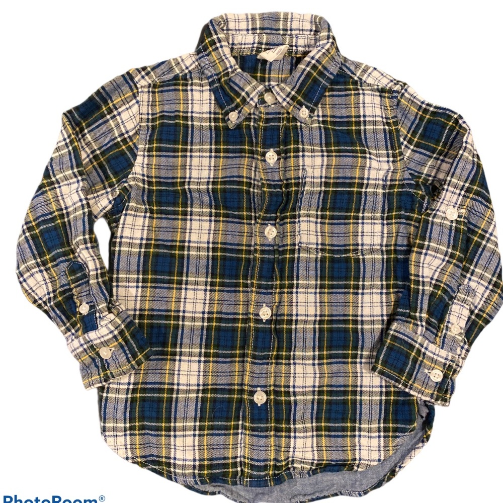 Gap Plaid Flannel Button Down